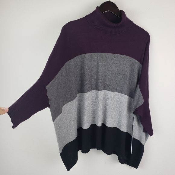 NWT Calvin Klein Turtleneck Dolman Sleeve Sweater - Picture 2 of 12